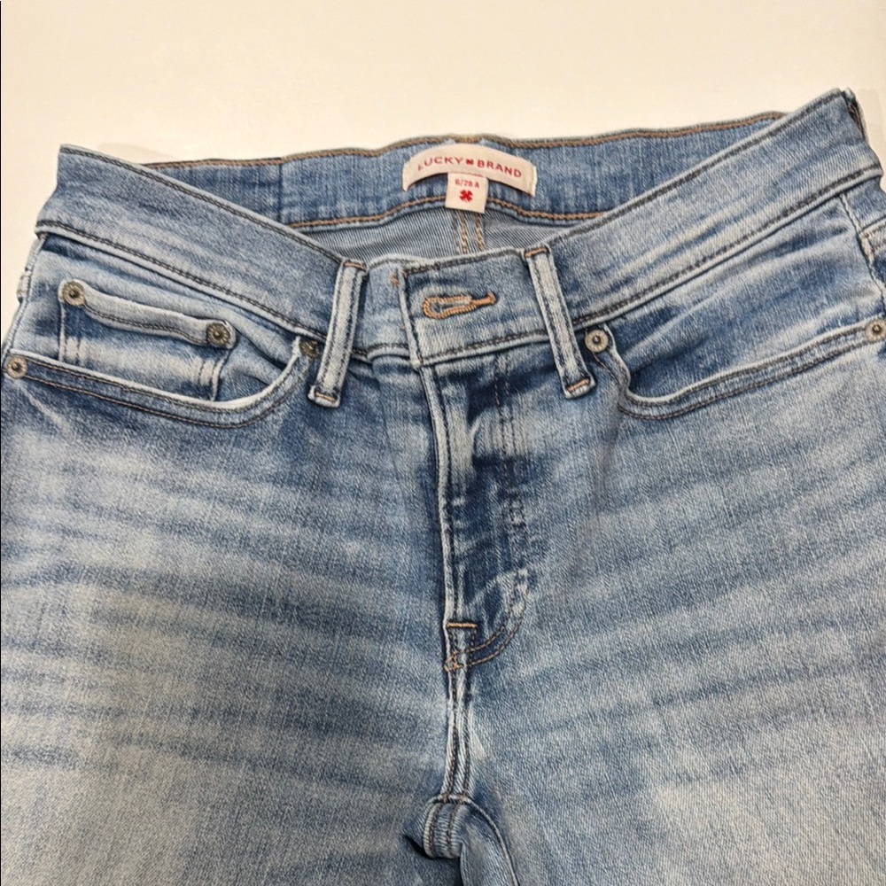 Lucky Brand Women's Mid-Rise Bootcut ankle length jeans:6/28 excellent condition